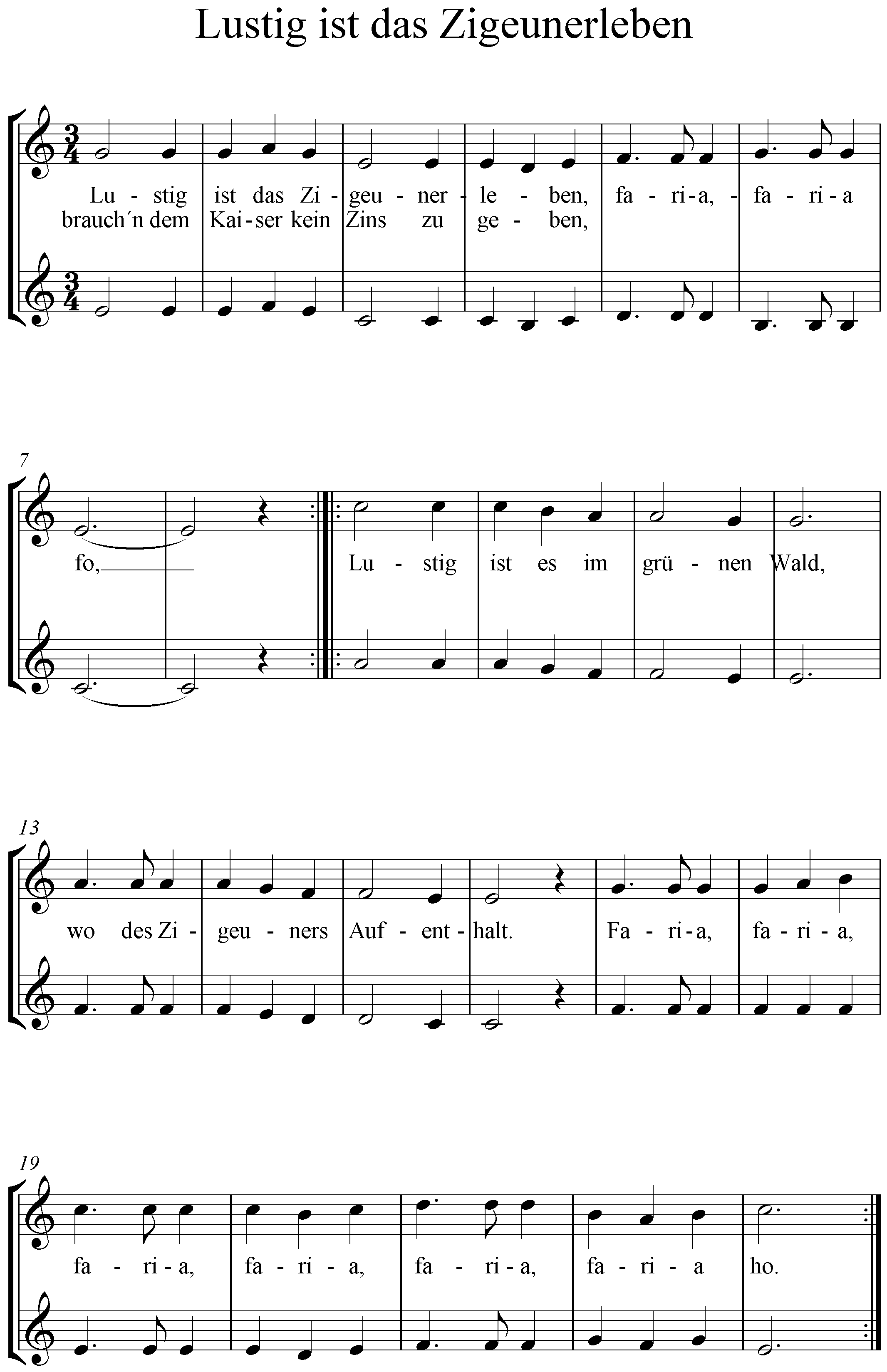 Lustig Ist Das Zigeunerleben Lied Lustig ist das Zigeunerleben